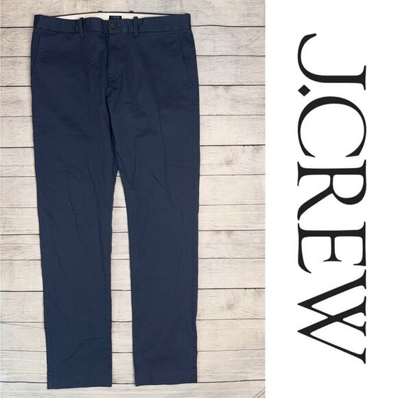 J. Crew Men's Slim Fit Flex Chino Pants  Overcast Blue Size 34 x 34 - Picture 1 of 7